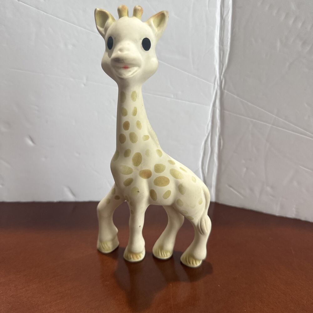 Sophie The Giraffe Natural Rubber Teether Squeaker Toy France